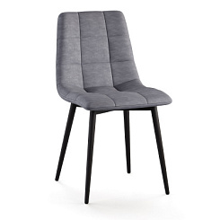 Стул Чили каркас муар черный (каркас черный тк. коллекции Aloba серый) Стул Чили каркас муар черный (каркас черный тк. коллекции Aloba серый)